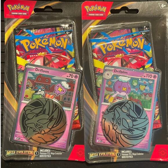 New Pokémon Mega Evolutions Drifloon and Drifblim Set - Picture 1 of 2